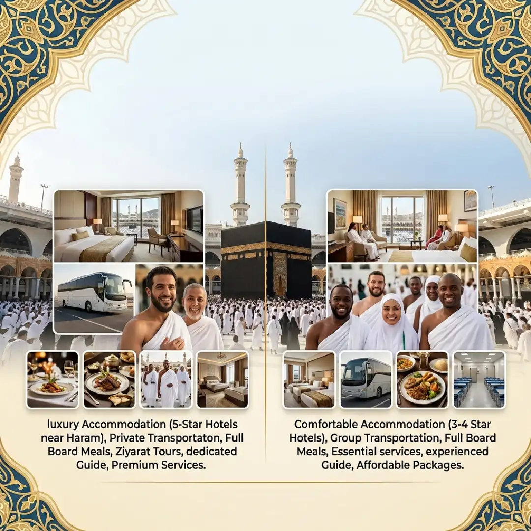 Premium & Standard Hajj Services
